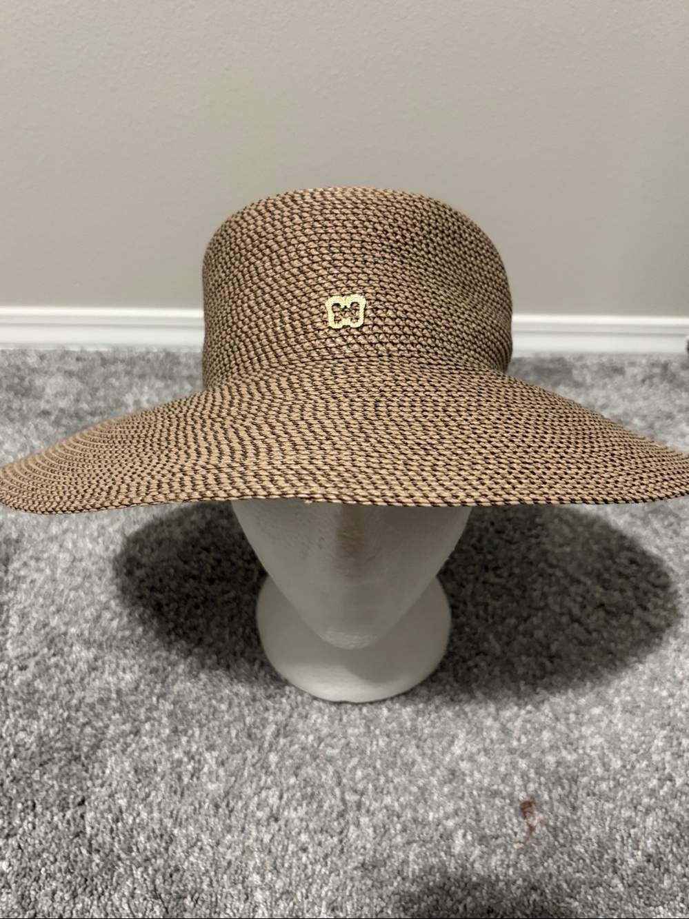 Eric JAVITZ HAMPTON Straw UPF 50 Sun Hat Squishee Packable